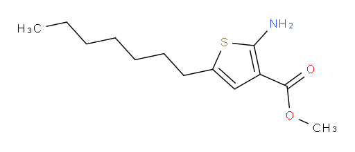 Methyl 2-amino-5-heptyl-3-thiophenecarboxylate (ACI)