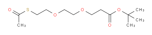 1,1-Dimethylethyl 3-[2-[2-(acetylthio)ethoxy]ethoxy]propanoate (ACI)