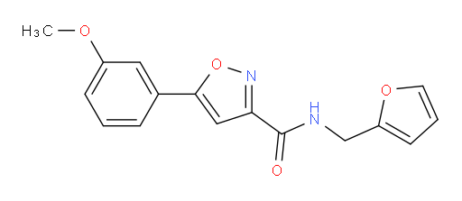 N-(2-Furanylmethyl)-5-(3-methoxyphenyl)-3-isoxazolecarboxamide (ACI)