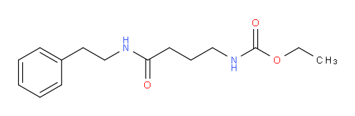 Ethyl N-[4-oxo-4-[(2-phenylethyl)amino]butyl]carbamate (ACI)