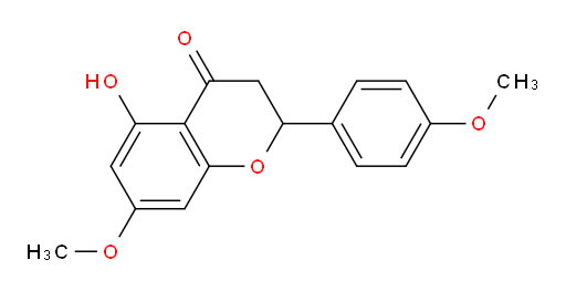 2,3-Dihydro-5-hydroxy-7-methoxy-2-(4-methoxyphenyl)-4H-1-benzopyran-4-one (ACI)