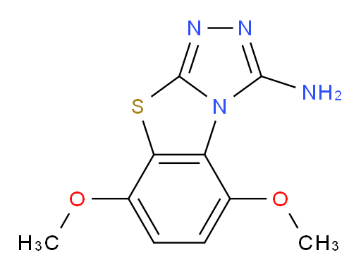 5,8-Dimethoxy-1,2,4-triazolo[3,4-b]benzothiazol-3-amine (ACI)