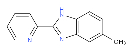 6-Methyl-2-(2-pyridinyl)-1H-benzimidazole (ACI)