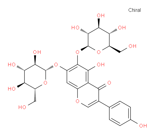 6,7-Bis(β-D-glucopyranosyloxy)-5-hydroxy-3-(4-hydroxyphenyl)-4H-1-benzopyran-4-one (ACI)