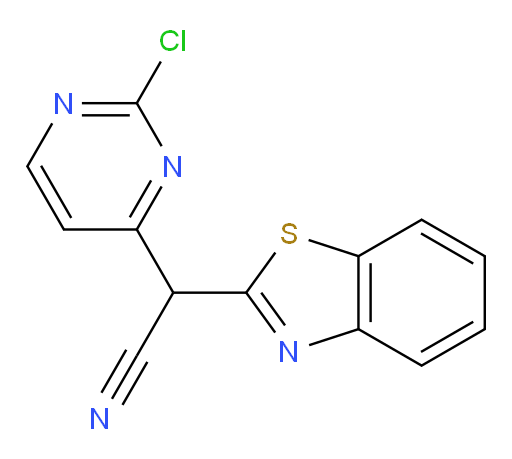 α-(2-Chloro-4-pyrimidinyl)-2-benzothiazoleacetonitrile (ACI)