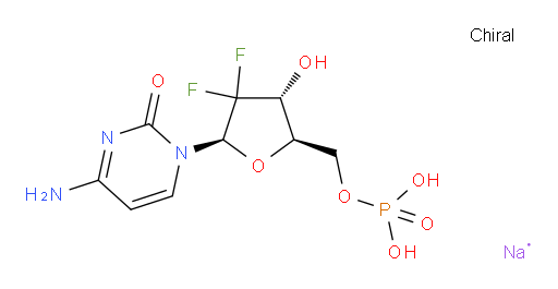 5′-Cytidylic acid, 2′-deoxy-2′,2′-difluoro-, sodium salt (1:2) (ACI)