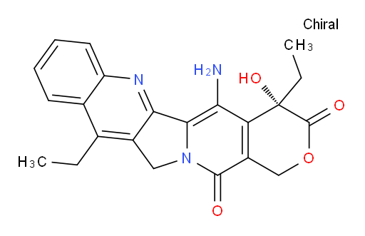 (4S)-5-Amino-4,11-diethyl-4-hydroxy-1H-pyrano[3′,4′:6,7]indolizino[1,2-b]quinoline-3,14(4H,12H)-dione (ACI)