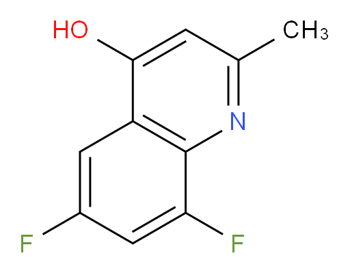 6,8-Difluoro-2-methyl-4-quinolinol (ACI)
