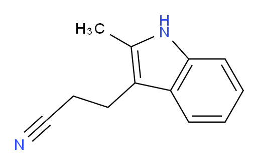 2-Methyl-1H-indole-3-propanenitrile (ACI)