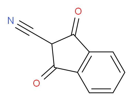 2,3-Dihydro-1,3-dioxo-1H-indene-2-carbonitrile (ACI)