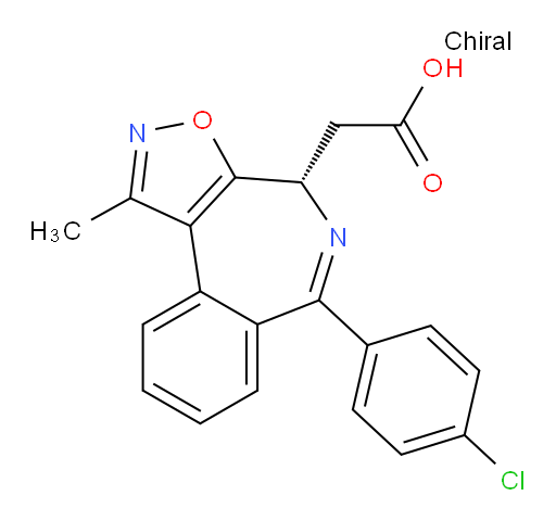(4S)-6-(4-Chlorophenyl)-1-methyl-4H-isoxazolo[5,4-d][2]benzazepine-4-acetic acid (ACI)