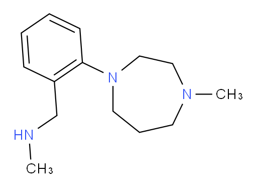 2-(Hexahydro-4-methyl-1H-1,4-diazepin-1-yl)-N-methylbenzenemethanamine (ACI)