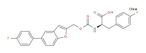 4-Fluoro-N-[[[5-(4-fluorophenyl)-2-benzofuranyl]methoxy]carbonyl]-D-phenylalanine (ACI)