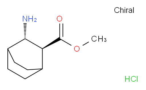 Bicyclo[2.2.2]octane-2-carboxylic acid, 3-amino-, methyl ester, hydrochloride (1:1), (2R,3R)-rel- (ACI)