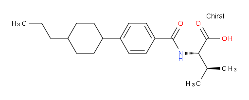 N-[4-(4-Propylcyclohexyl)benzoyl]-L-valine (ACI)