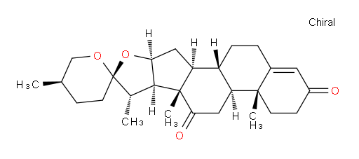 (25R)-Spirost-4-ene-3,12-dione (ACI)