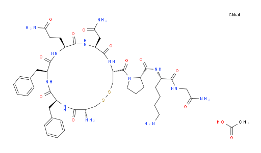 Vasopressin, 2-L-phenylalanine-8-L-lysine-, acetate (salt) (9CI)