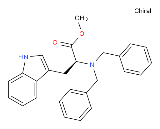 N,N-Bis(phenylmethyl)-L-tryptophan methyl ester (ACI)