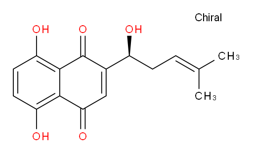 (S)-5,8-dihydroxy-2-(1-hydroxy-4-methylpent-3-en-1-yl)naphthalene-1,4-dione