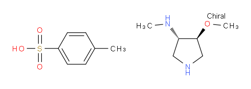 (3S,4S)-4-methoxy-N-methylpyrrolidin-3-amine 4-methylbenzenesulfonate
