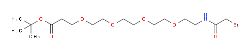 tert-butyl 1-bromo-2-oxo-6,9,12,15-tetraoxa-3-azaoctadecan-18-oate