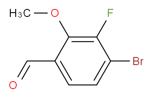 4-bromo-3-fluoro-2-methoxybenzaldehyde
