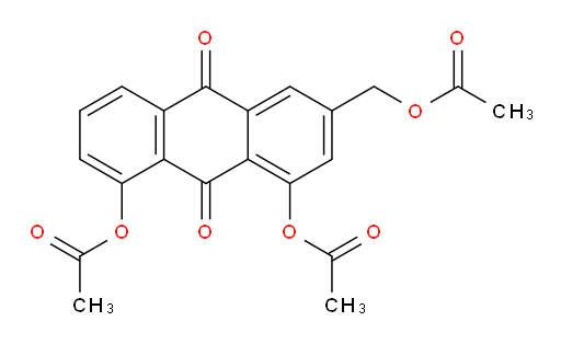 3-(acetoxymethyl)-9,10-dioxo-9,10-dihydroanthracene-1,8-diyl diacetate