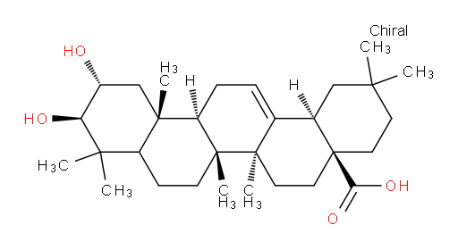 (4aS,6aS,6bR,10R,11R,12aR,12bR,14bR)-10,11-dihydroxy-2,2,6a,6b,9,9,12a-heptamethyl-1,2,3,4,4a,5,6,6a,6b,7,8,8a,9,10,11,12,12a,12b,13,14b-icosahydropicene-4a-carboxylic acid