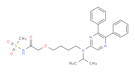 2-[4-[(5,6-Diphenylpyrazin-2-yl)Isopropylamino]butoxy]-N-(methylsulfonyl)-acetamide