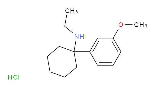N-ethyl-1-(3-methoxyphenyl)cyclohexanamine hydrochloride