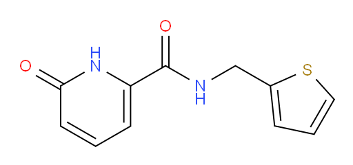 6-oxo-N-(thiophen-2-ylmethyl)-1,6-dihydropyridine-2-carboxamide