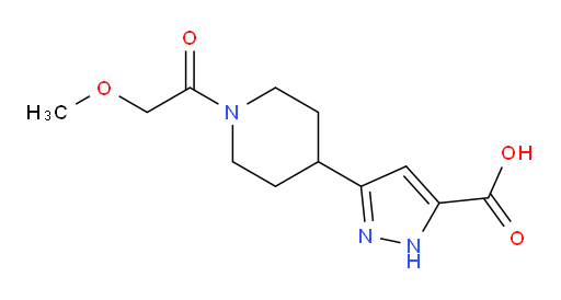 3-[1-(2-methoxyacetyl)piperidin-4-yl]-1H-pyrazole-5-carboxylic acid