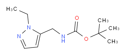 tert-butyl N-[(1-ethyl-1H-pyrazol-5-yl)methyl]carbamate