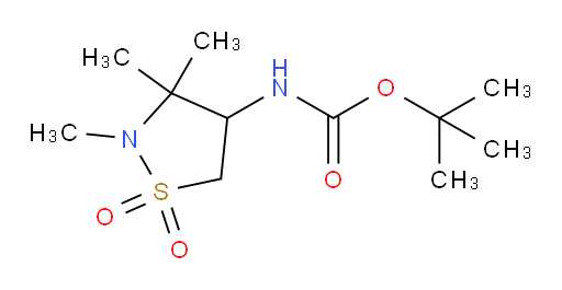tert-butyl N-(2,3,3-trimethyl-1,1-dioxo-1lambda6,2-thiazolidin-4-yl)carbamate