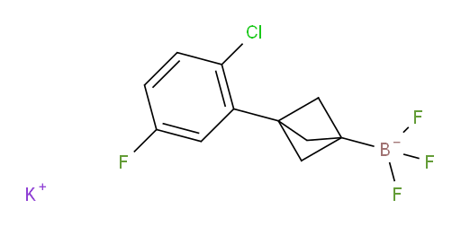 potassium [3-(2-chloro-5-fluorophenyl)bicyclo[1.1.1]pentan-1-yl]trifluoroboranuide