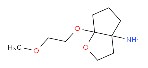 6a-(2-methoxyethoxy)-hexahydro-2H-cyclopenta[b]furan-3a-amine