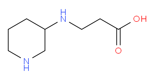 3-[(piperidin-3-yl)amino]propanoic acid