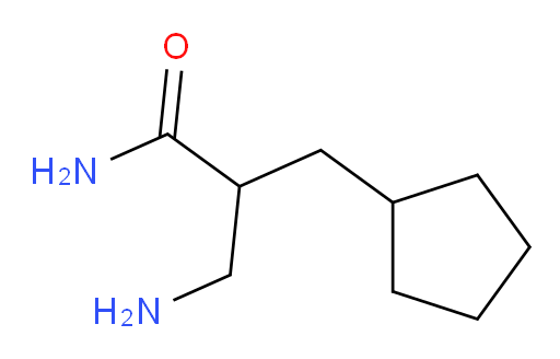 3-amino-2-(cyclopentylmethyl)propanamide