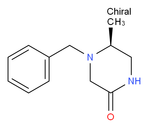 (5S)-4-benzyl-5-methylpiperazin-2-one