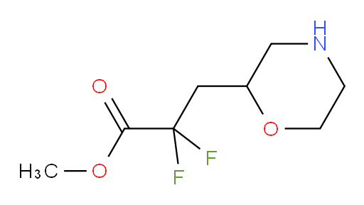 methyl 2,2-difluoro-3-(morpholin-2-yl)propanoate
