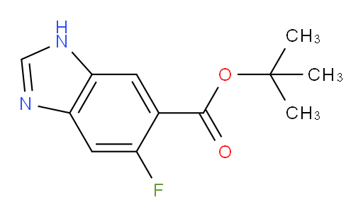 tert-butyl 5-fluoro-1H-1,3-benzodiazole-6-carboxylate
