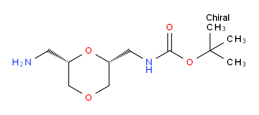 tert-butyl N-{[(2R,6S)-6-(aminomethyl)-1,4-dioxan-2-yl]methyl}carbamate