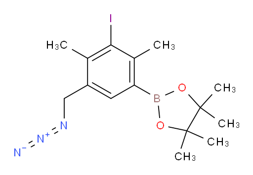 2-[5-(azidomethyl)-3-iodo-2,4-dimethylphenyl]-4,4,5,5-tetramethyl-1,3,2-dioxaborolane