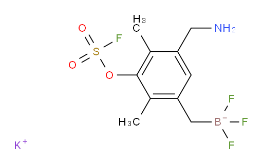potassium {[5-(aminomethyl)-3-[(fluorosulfonyl)oxy]-2,4-dimethylphenyl]methyl}trifluoroboranuide