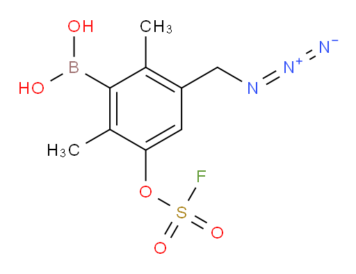 [3-(azidomethyl)-5-[(fluorosulfonyl)oxy]-2,6-dimethylphenyl]boronic acid