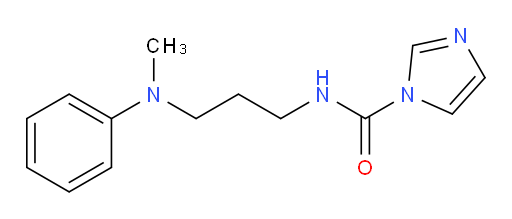 N-{3-[methyl(phenyl)amino]propyl}-1H-imidazole-1-carboxamide