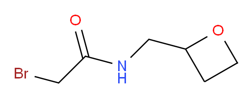 2-bromo-N-[(oxetan-2-yl)methyl]acetamide