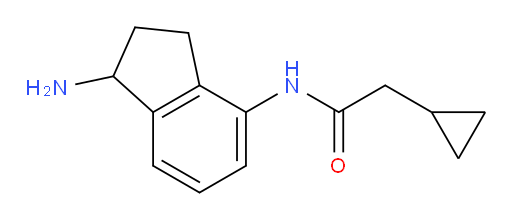 N-(1-amino-2,3-dihydro-1H-inden-4-yl)-2-cyclopropylacetamide