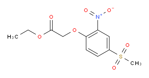 ethyl 2-(4-methanesulfonyl-2-nitrophenoxy)acetate