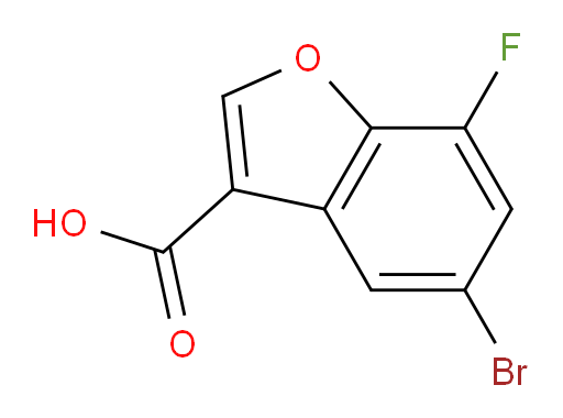 5-bromo-7-fluorobenzofuran-3-carboxylic acid